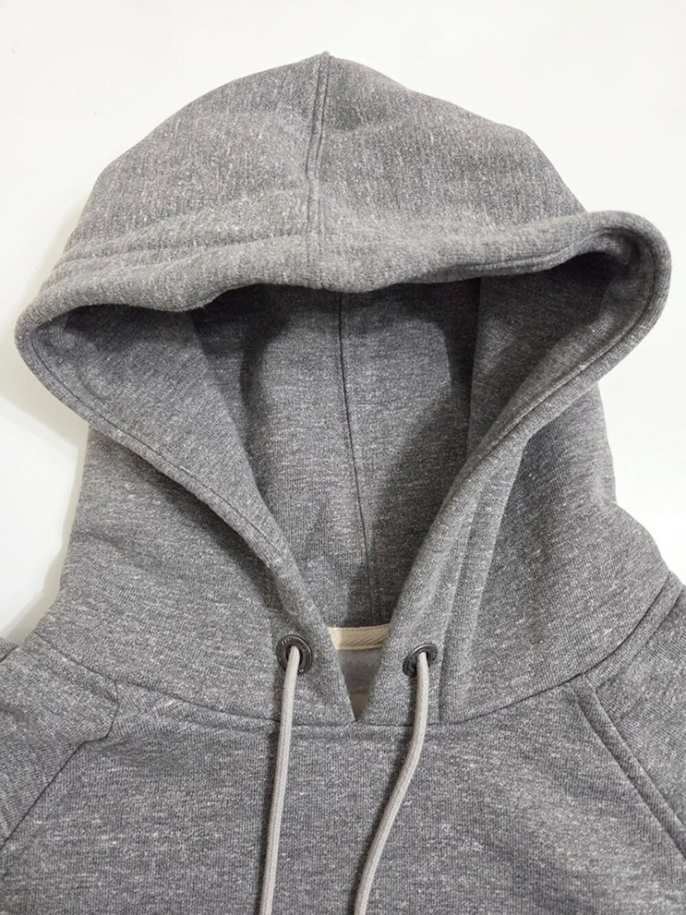 Flint and Tinder Mens 10-Year Pullover Hoodie Large Gray Pocket Drawcord USA - Picture 4 of 11